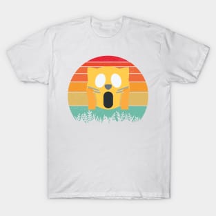 Cat Looking At Sunset T-Shirt